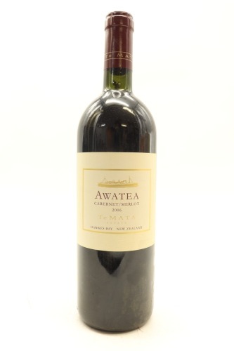 (1) 2006 Te Mata Estate Awatea Cabernets Merlot, Hawke's Bay