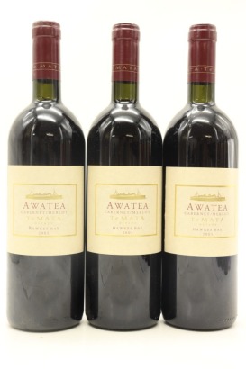 (3) 2005 Te Mata Estate Awatea Cabernets Merlot, Hawke's Bay