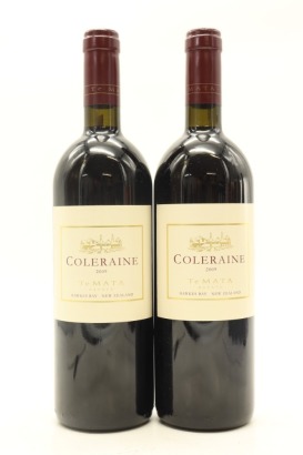 (2) 2009 Te Mata Estate Coleraine, Hawke's Bay [BC95]