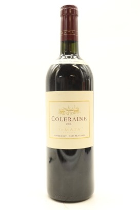 (1) 2006 Te Mata Estate Coleraine, Hawke's Bay