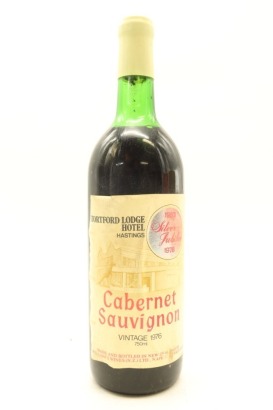 (1) 1976 Stortford Lodge Hotel Cabernet Sauvignon, New Zealand
