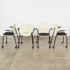 A Set of Four Beside Chairs by Knoll - 3