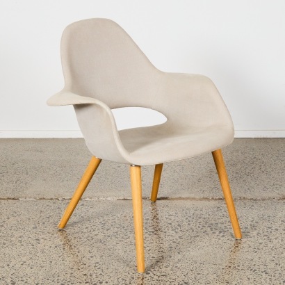An Organic Vitra Style Occasional Chair