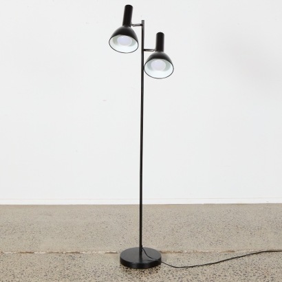 A Twin Head MCM Floor Lamp