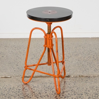 An Industrial Look Stool D-Vinyl
