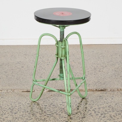 An Industrial Look Stool D-Vinyl