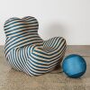 A B&B Italia Up Style Chair And Stool