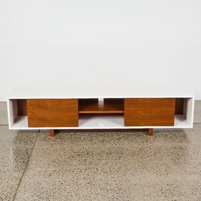 A Swedish Style Mid-Century-Modern Media Unit