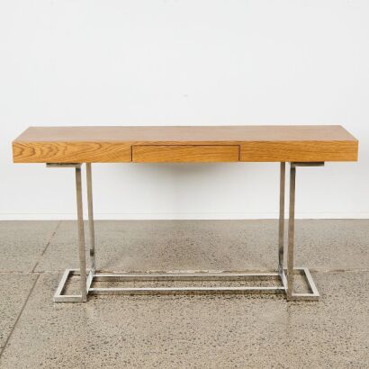 A Mid Century Walnut Console