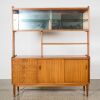 A Mid-Century Teak Glazed Cabinet