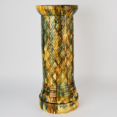 A Large Majolica Luke Adams Umbrella Stand