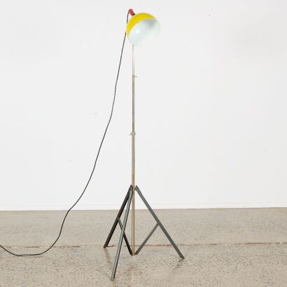 A Vintage Adjustable Floor Lamp
