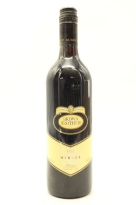 (1) 2006 Brown Brothers Merlot, Victoria