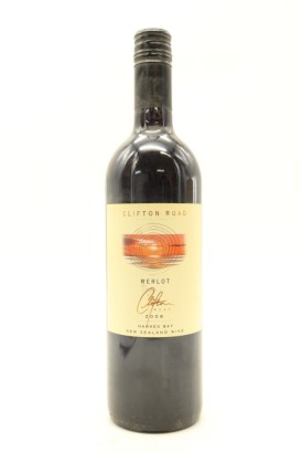 (1) 2006 Clifton Road Merlot, Hawke's Bay
