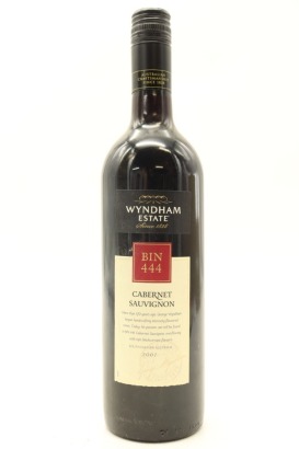 (1) 2007 George Wyndham Bin 444 Cabernet Sauvignon, South Eastern Australia