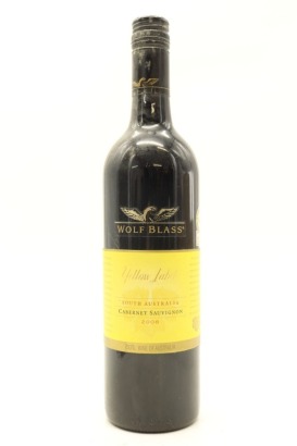 (1) 2008 Wolf Blass Yellow Label Cabernet Sauvignon, South Australia