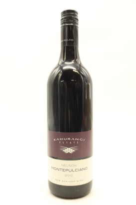 (1) 2010 Kahurangi Estate Montepulciano, Nelson