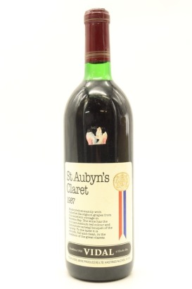 (1) 1987 Vidal St Aubyn's Claret, Hawke's Bay