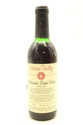 (1) 1982 Matua Valley Waimauku Estate Claret, Auckland, 375ml