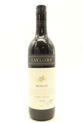 (1) 2009 Taylors Wakefield Estate Merlot, Clare Valley