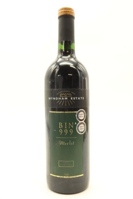 (1) 2001 George Wyndham Bin 999 Merlot, South Eastern Australia