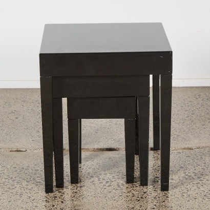 A Set of Contemporary Lacquer Nesting Tables