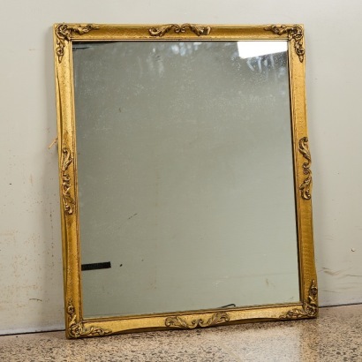 A Vintage Rectangular Wall Hung Mirror