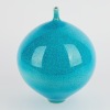 A Peter Collis Blue-Glazed Orb Vase A/F
