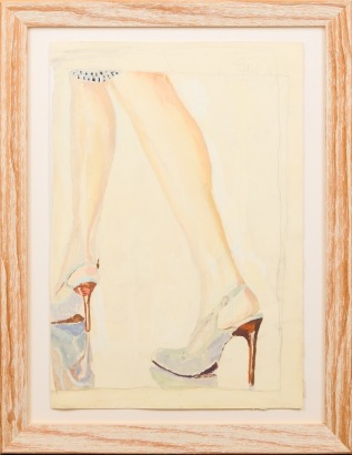 A Framed Original Artwork Titled Short Cut By Diane Miller