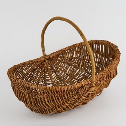 A Handwoven Vintage Herb Trug