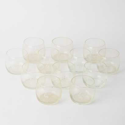 A Set of Vintage Air New Zealand Glasses