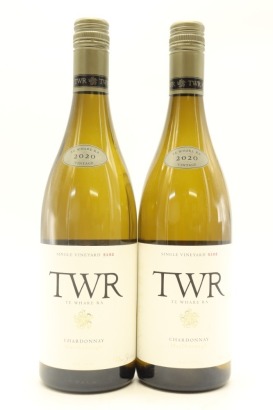 (2) 2020 TWR Te Whare Ra Single Vineyard 5182 Chardonnay, Marlborough