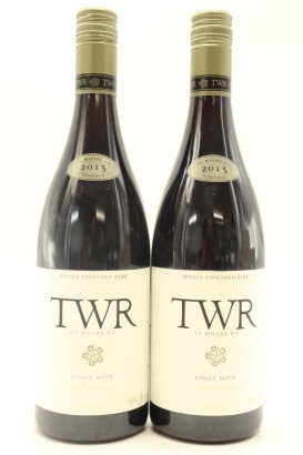 (2) 2015 TWR Te Whare Ra SV5182 Single Vineyard Pinot Noir, Marlborough