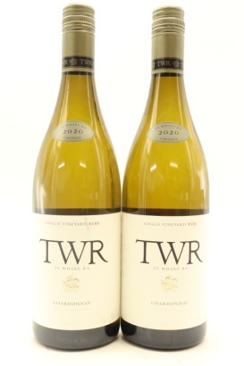 (2) 2020 TWR Te Whare Ra Single Vineyard 5182 Chardonnay, Marlborough