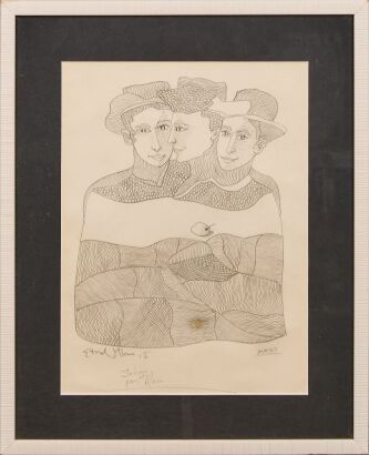 A French Hand Figurative Drawing