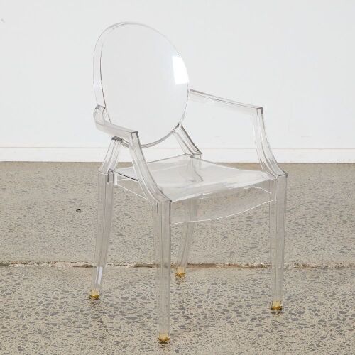 A Lou Lou Ghost "Baby" Chair by Philippe Starck for Kartell