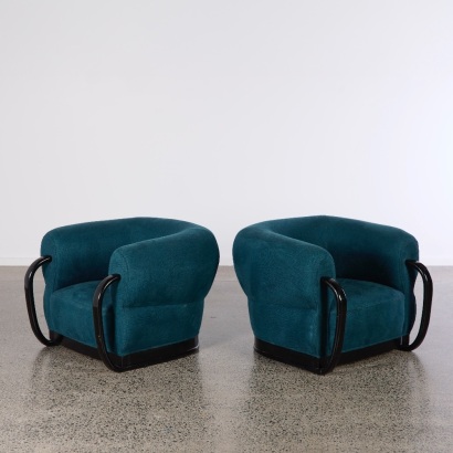 A Pair of Czech Art Deco Chairs c.1930s