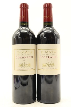 (2) 2016 Te Mata Estate Coleraine, Hawke's Bay