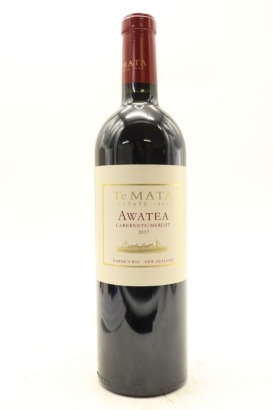(1) 2017 Te Mata Estate 'Awatea' Cabernets - Merlot, Hawke's Bay