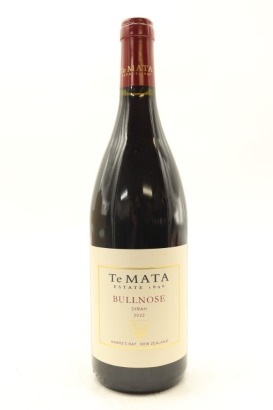 (1) 2022 Te Mata Estate Bullnose Syrah, Hawke's Bay