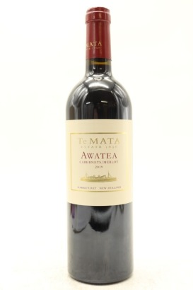 (1) 2019 Te Mata Estate 'Awatea' Cabernets - Merlot, Hawke's Bay