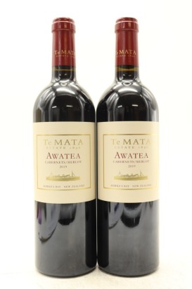 (2) 2019 Te Mata Estate 'Awatea' Cabernets - Merlot, Hawke's Bay