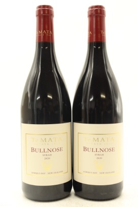 (2) 2020 Te Mata Estate Bullnose Syrah, Hawke's Bay