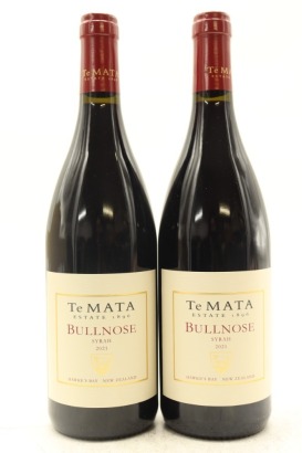(2) 2021 Te Mata Estate Bullnose Syrah, Hawke's Bay
