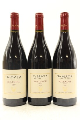 (3) 2022 Te Mata Estate Bullnose Syrah, Hawke's Bay