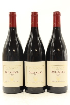 (3) 2020 Te Mata Estate Bullnose Syrah, Hawke's Bay