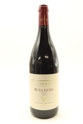 (1) 2015 Te Mata Estate Bullnose Syrah, Hawke's Bay