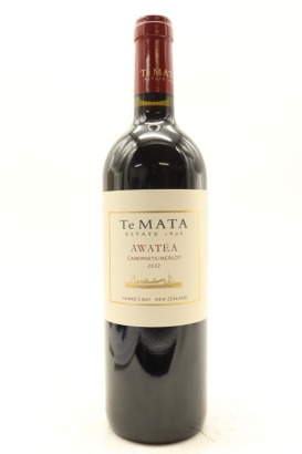 (1) 2022 Te Mata Estate 'Awatea' Cabernets - Merlot, Hawke's Bay