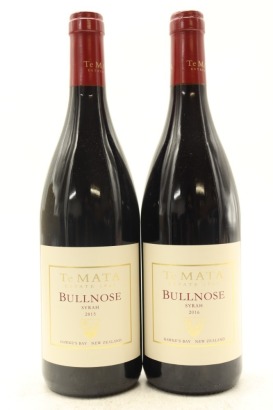 (2) 2015 Te Mata Estate Bullnose Syrah, Hawke's Bay