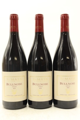 (3) 2018 Te Mata Estate Bullnose Syrah, Hawke's Bay